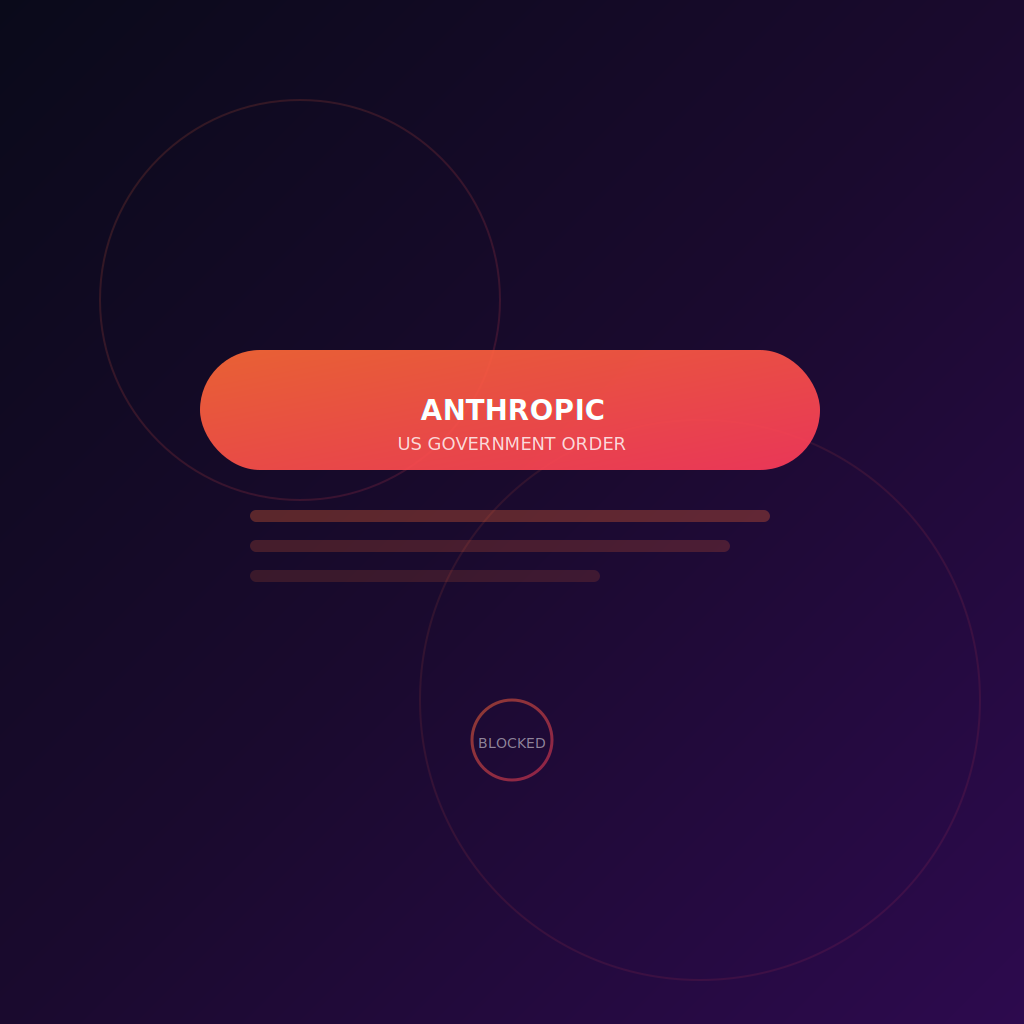 Правительство США блокирует Anthropic - новости claude anthropic, ии агенты новости, внедрение искусственного интеллекта
