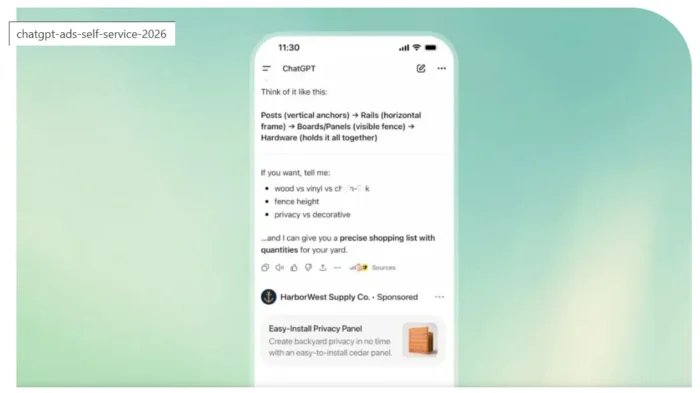 OpenAI Ads Manager - рекламная платформа ChatGPT для бизнеса