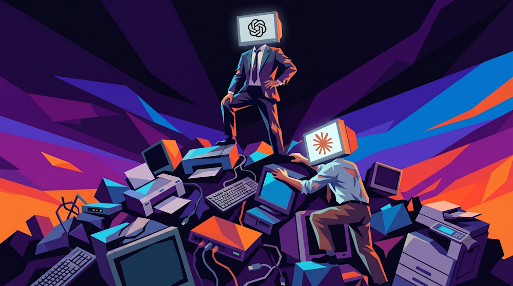 OpenAI и Anthropic на вершине - визуализация сравнения GPT-5.5 и Claude Fable 5, новости openai, новости chatgpt, сравнение нейросетей