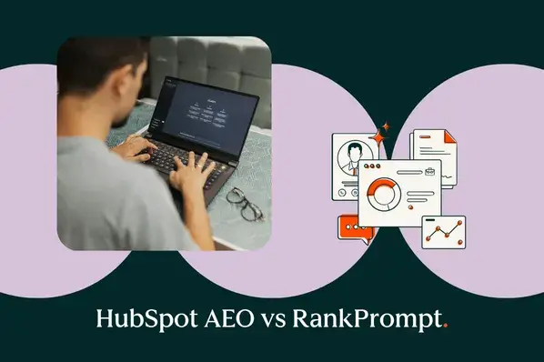 Сравнение HubSpot AEO и Rank Prompt для видимости в AI-поиске