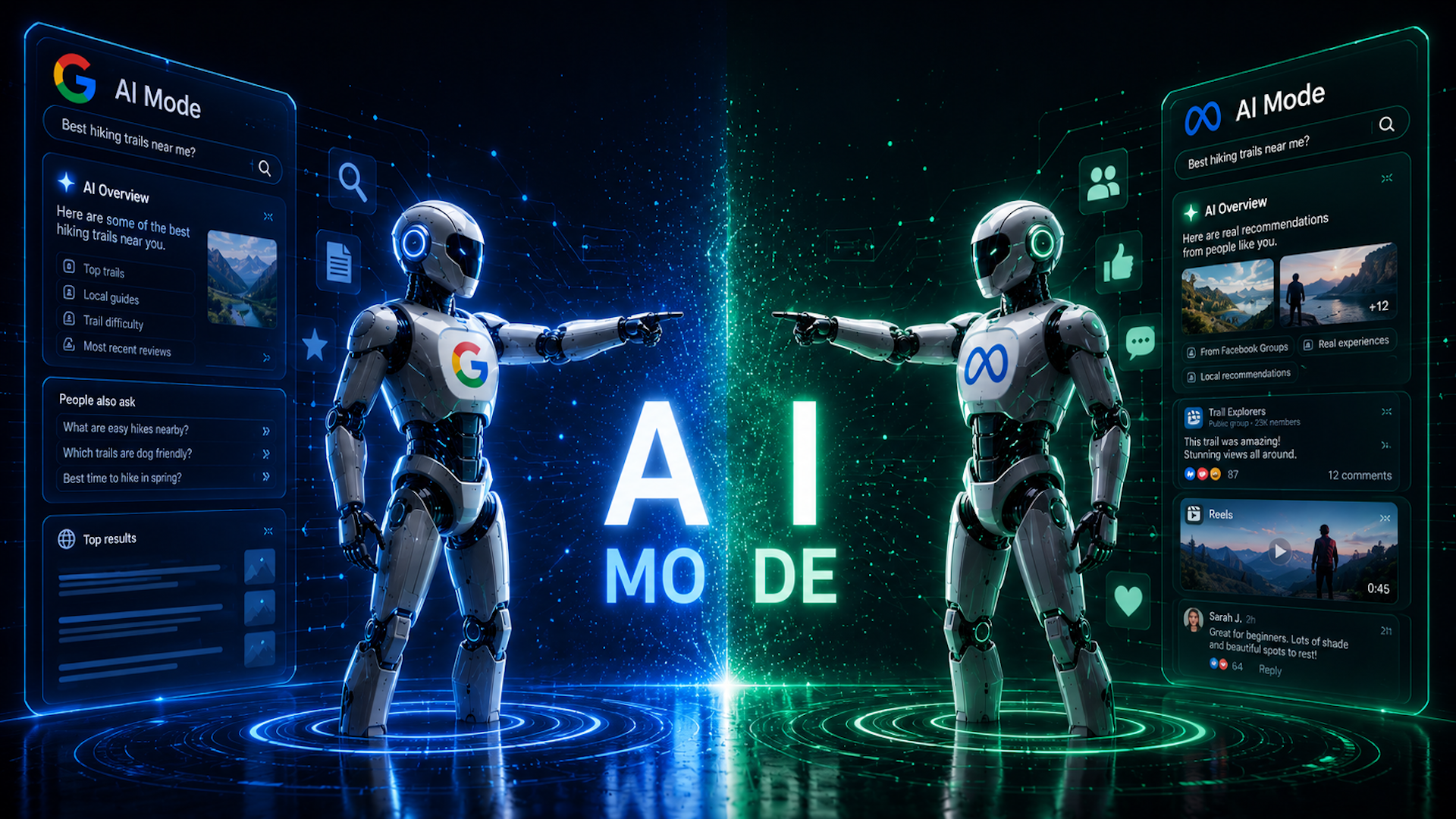 Meta AI Mode - новый ИИ-поиск в Facebook
