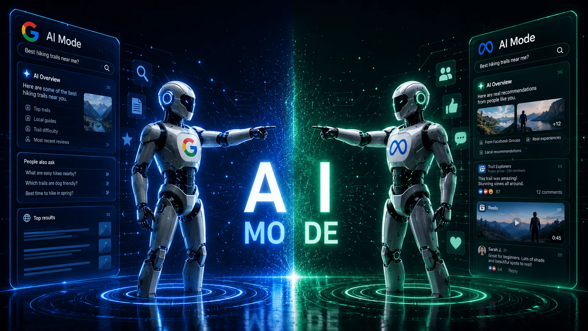Meta AI Mode - SEO, AI-поиск