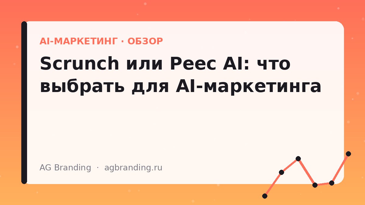 AI-маркетинг: сравнение сервисов Scrunch и Peec AI для отслеживания бренда в ответах нейросетей