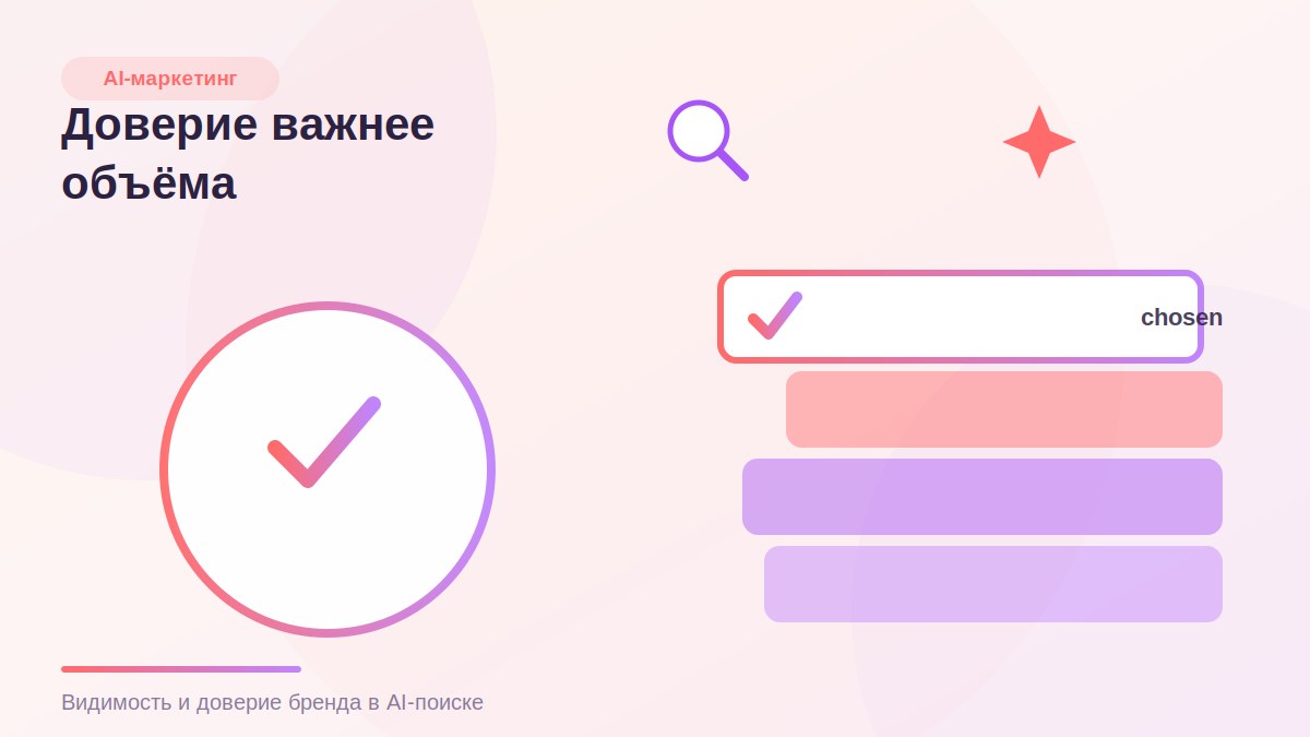 Доверие к бренду в AI-поиске: как ChatGPT и Gemini выбирают, кого цитировать
